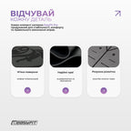 Килимок для йоги EasyFit PRO (каучук)
